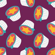 coffee-mate flat icon eps10 seamless pattern background N2