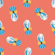 Chinese New Year gifts flat icon eps10 seamless pattern background N3