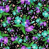 Seamless Floral Pattern N1281