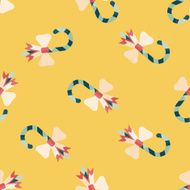 birthday candy flat icon eps10 seamless pattern background