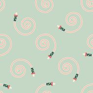 party horn flat icon eps10 seamless pattern background