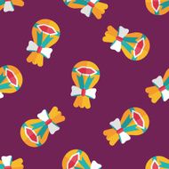 Gift flat icon eps10 seamless pattern background N5
