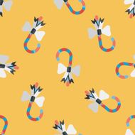 birthday candy flat icon eps10 seamless pattern background N3