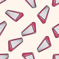 Computer-related equipment keyboard cartoon seamless pattern background