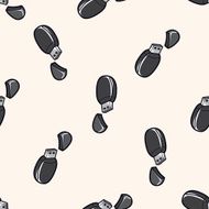 Computer-related equipment usb cartoon seamless pattern background