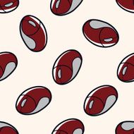 Computer-related equipment mouse cartoon seamless pattern background
