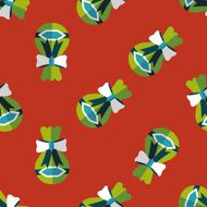 Gift flat icon eps10 seamless pattern background N11