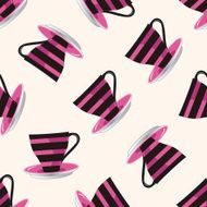 coffee cartoon seamless pattern background N14