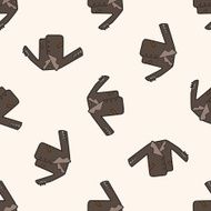 rock music clothes cartoon seamless pattern background