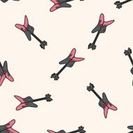 music etricity guitar cartoon seamless pattern background