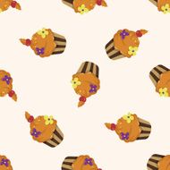 decorating cake 10 cartoon seamless pattern background N60