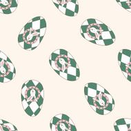 easter painting egg cartoon seamless pattern background N5