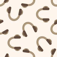 Computer-related desktop icon cartoon seamless pattern background N10