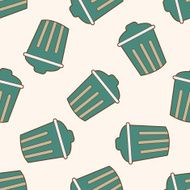 Computer-related desktop icon cartoon seamless pattern background N13