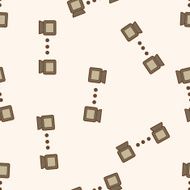 Computer-related desktop icon cartoon seamless pattern background N17