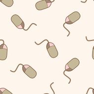 Computer-related desktop icon cartoon seamless pattern background N27