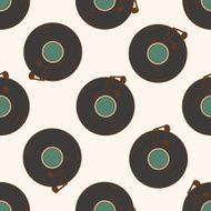 Computer-related desktop icon cartoon seamless pattern background N32