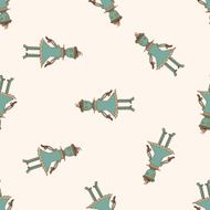 robot cartoon seamless pattern background N110