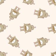 robot cartoon seamless pattern background N114