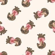 animal dog cartoon seamless pattern background N46