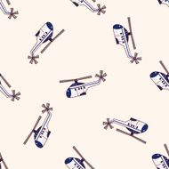 helicopter cartoon seamless pattern background N3