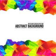 Abstract background colorful triangle polygonal element 006