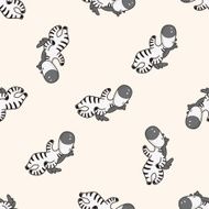 animal zebra cartoon seamless pattern background