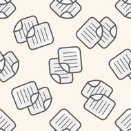Computer-related desktop icon cartoon seamless pattern background N35