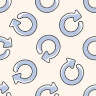 Computer-related desktop icon cartoon seamless pattern background N45