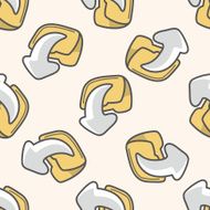 Computer-related desktop icon cartoon seamless pattern background N46