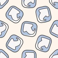 Computer-related desktop icon cartoon seamless pattern background N51