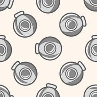 Computer-related desktop icon cartoon seamless pattern background N53