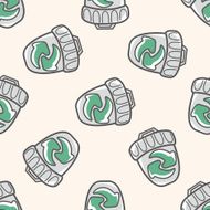 Computer-related desktop icon cartoon seamless pattern background N55