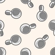 Computer-related desktop icon cartoon seamless pattern background N56