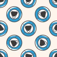 Computer-related desktop icon cartoon seamless pattern background N58