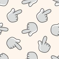 Computer-related desktop icon cartoon seamless pattern background N61