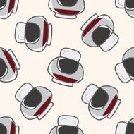 Computer-related desktop icon cartoon seamless pattern background N62