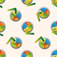 Computer-related desktop icon cartoon seamless pattern background N66