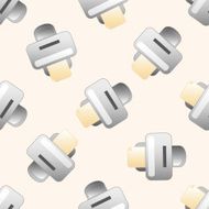 Computer-related desktop icon cartoon seamless pattern background N67