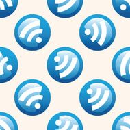 Computer-related desktop icon cartoon seamless pattern background N74