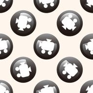 Computer-related desktop icon cartoon seamless pattern background N76