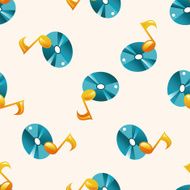 Computer-related desktop icon cartoon seamless pattern background N82