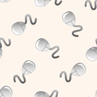 Computer-related desktop icon cartoon seamless pattern background N89