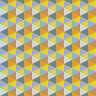 abstract retro geometric pattern N17