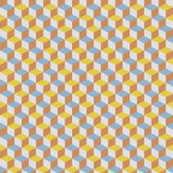 abstract retro geometric pattern N19