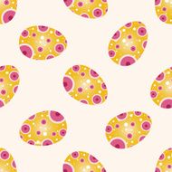 easter painting egg cartoon seamless pattern background N11