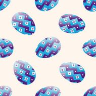 easter painting egg cartoon seamless pattern background N13