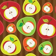 seamless apples background