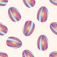 easter painting egg cartoon seamless pattern background N15