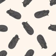 animal cat cartoon seamless pattern background N25